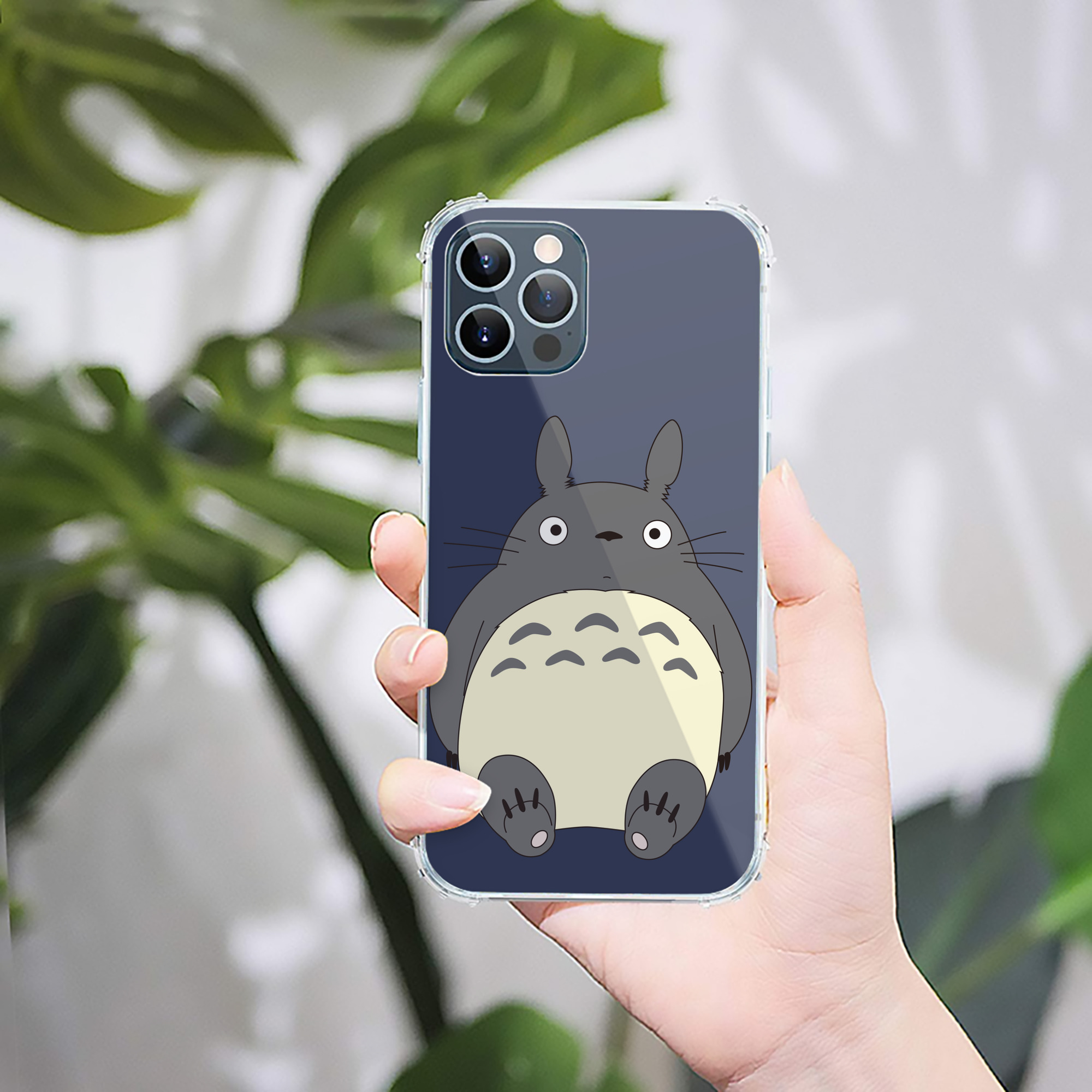 （画像用） となりのトトロ 草壁メイ 草壁サツキ My Neighbor Totoro Satsuki Kusakabe Mei Kusakabe 【iPhone 12シリーズ対応】透明スマホケース（クリアソフトケース）
